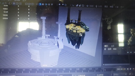 简单场景白模模型制作