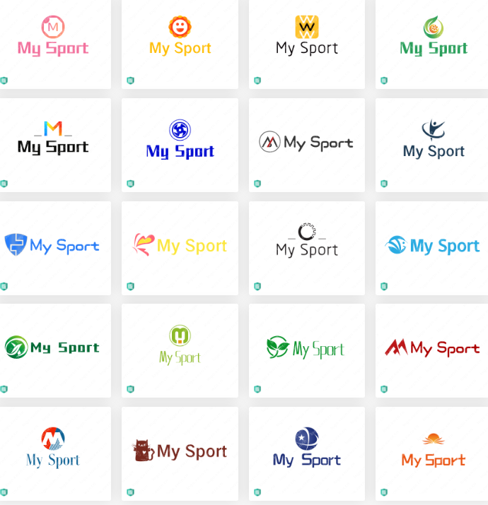 服装行业英文logo设计案例合集：“My Sport”
