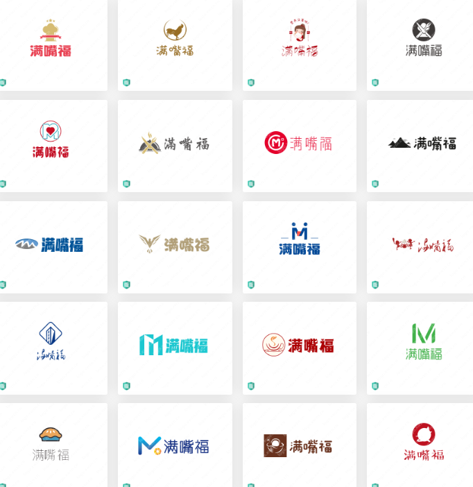 早餐店logo设计案例合集分享：满嘴福