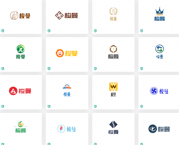 墙布行业logo设计欣赏：梭曼