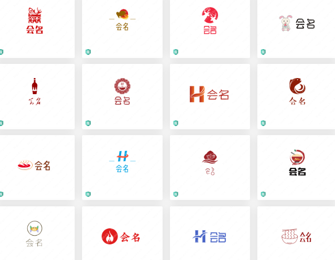 茶业logo设计案例合集：会名