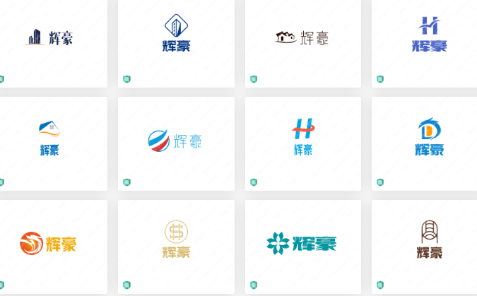 装修行业logo设计合集鉴赏:辉豪