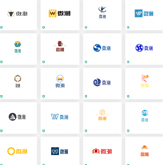 男装logo设计合集“微潮”太巧妙了