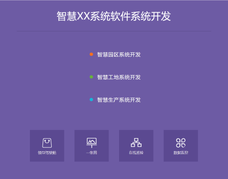 智慧XXX系列软件开发