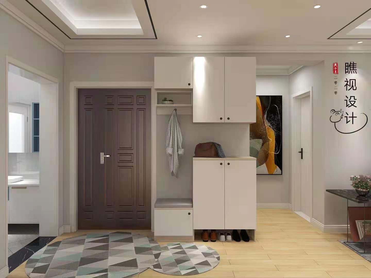 暖色系现代简约风格