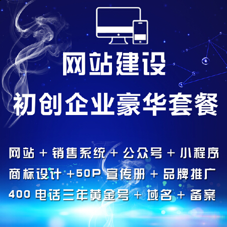 智讯易用网站建设初创企业豪华套餐