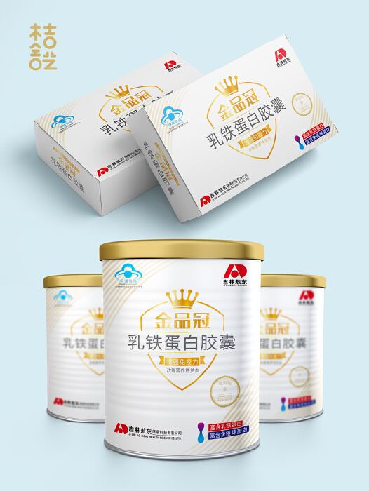 保健品包装设计大赛征集一一金品冠，乳铁蛋白胶囊获奖作品公布
