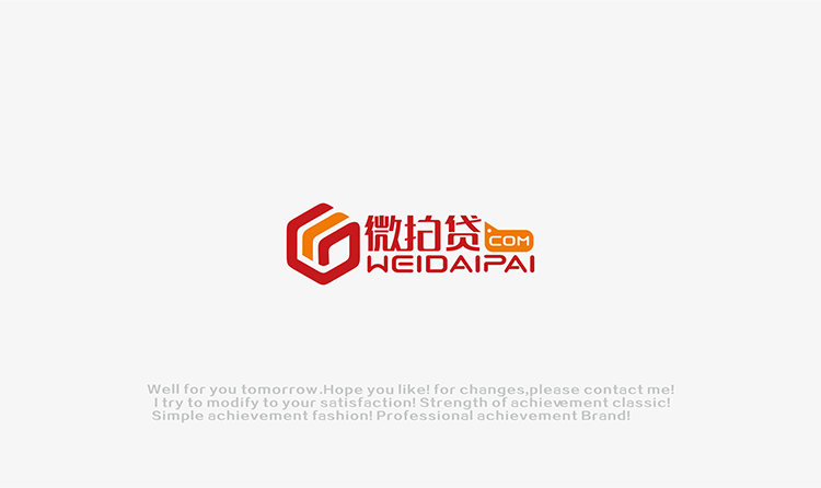 p2p网站logo设计----微拍贷logo设计