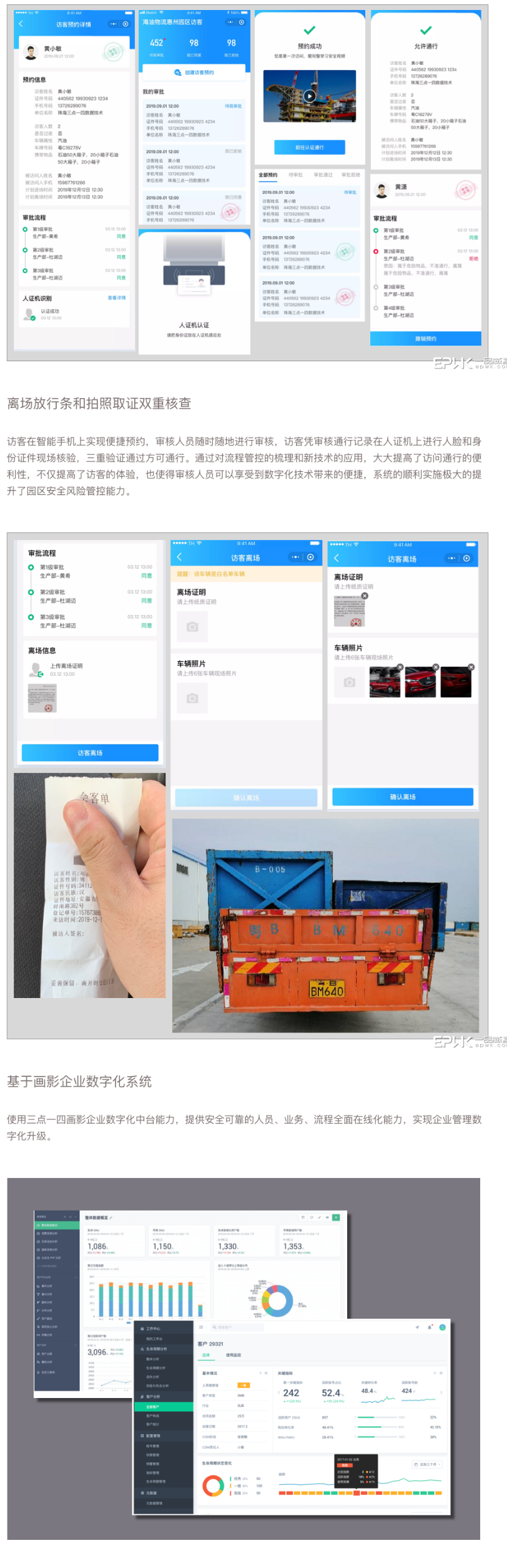 AI系统开发案例详情：中海油智慧园区访客AI系统