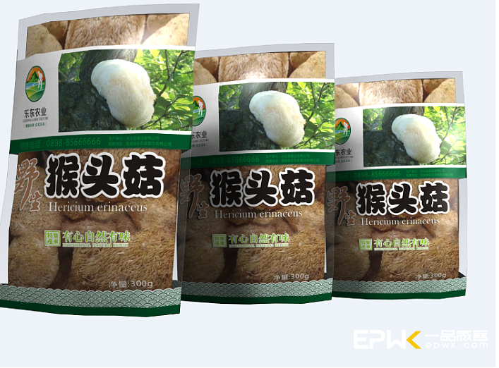 海南猴头菇包装设计案例欣赏