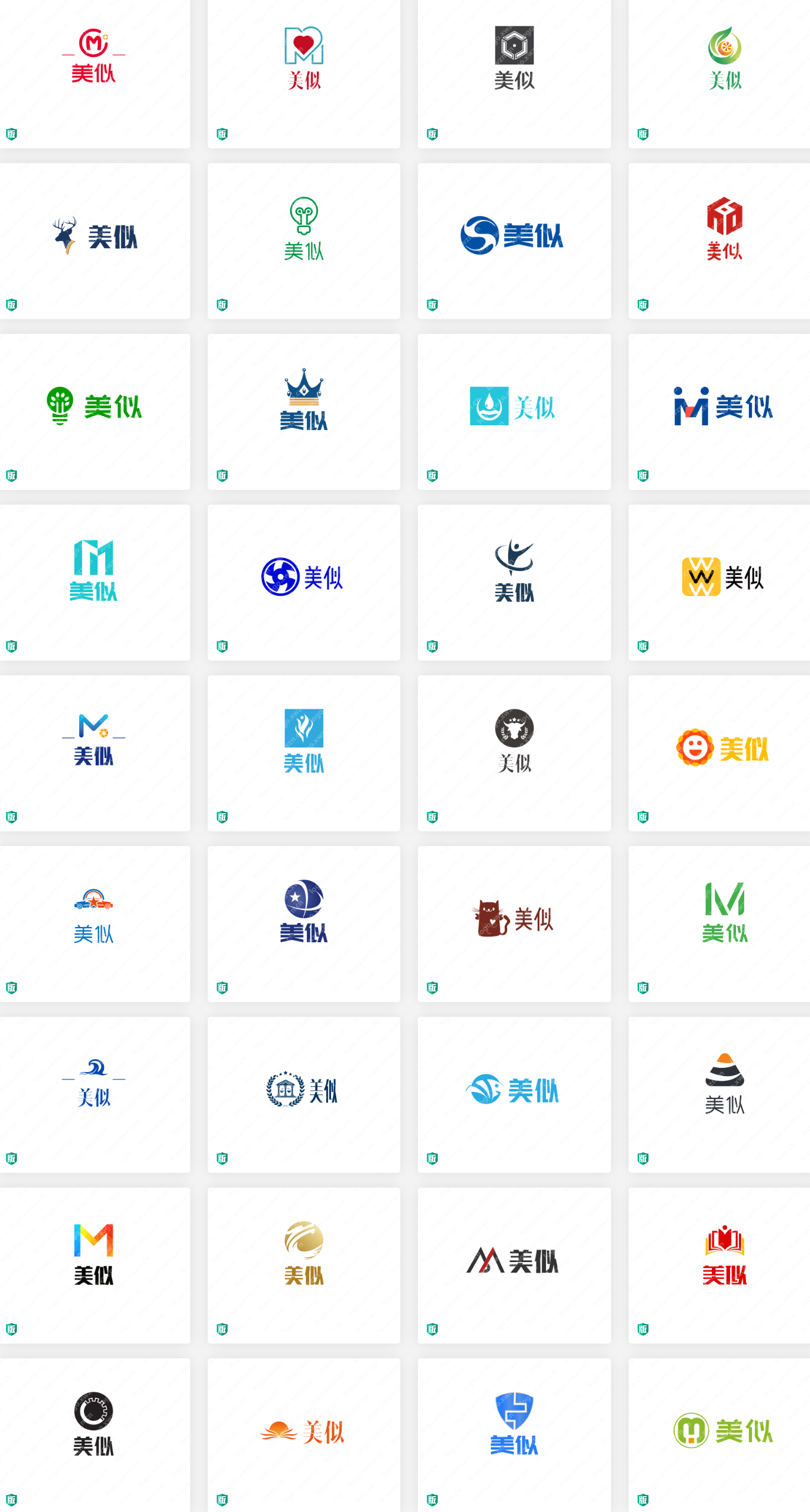 “美似”logo设计案例分享