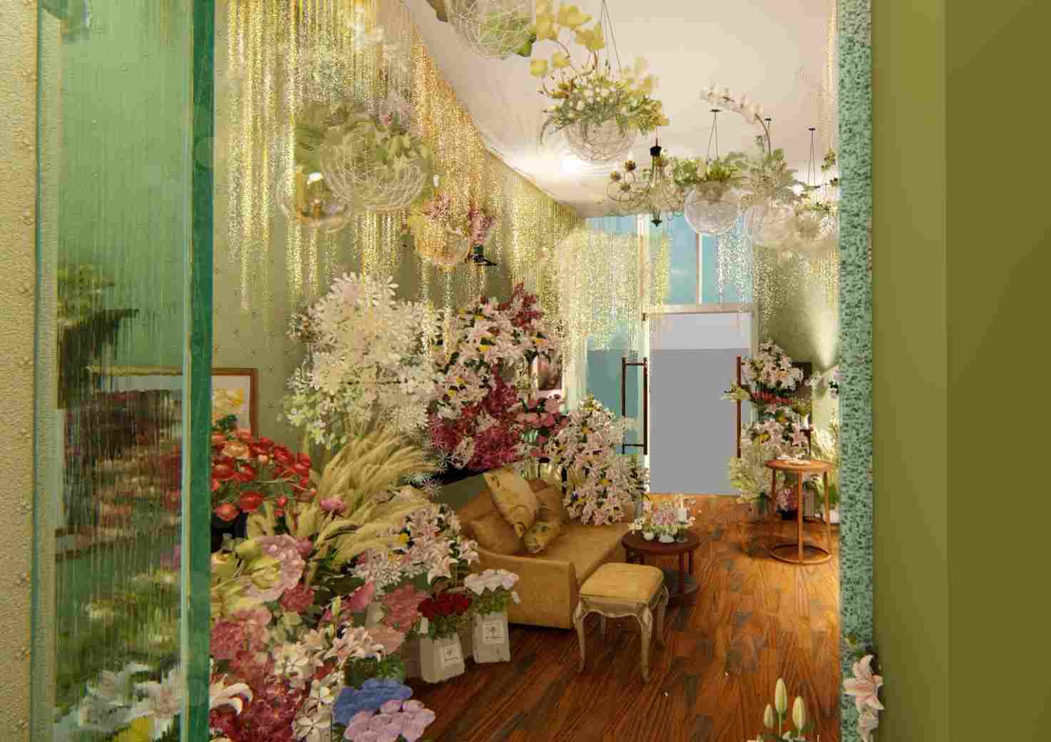 装修设计案例：花店设计