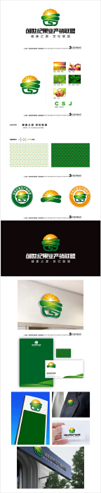 威客九易品牌策划助雇主圆满完成创世纪果业产销联盟LOGO设计任务