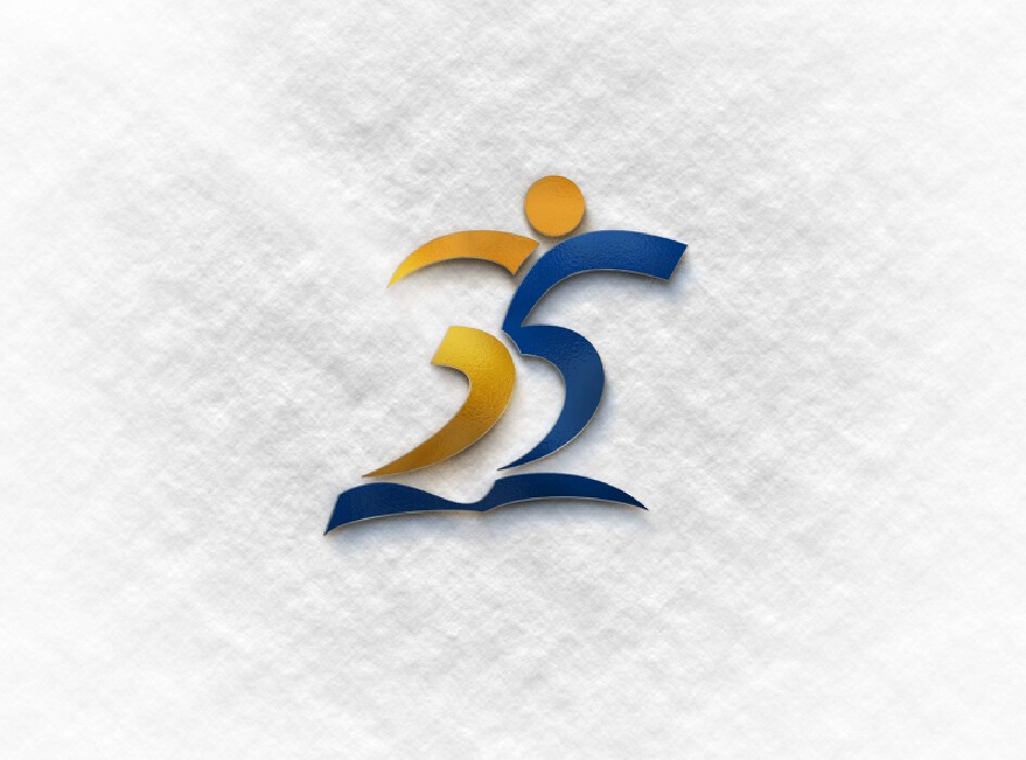 体育logo;围绕“五”字设计一个L0GO
