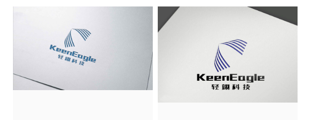 轻翊科技LOGO设计及简单应用