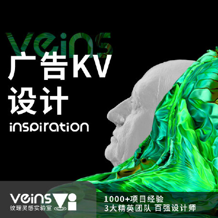 广告kv设计-Veins纹理灵感实验室