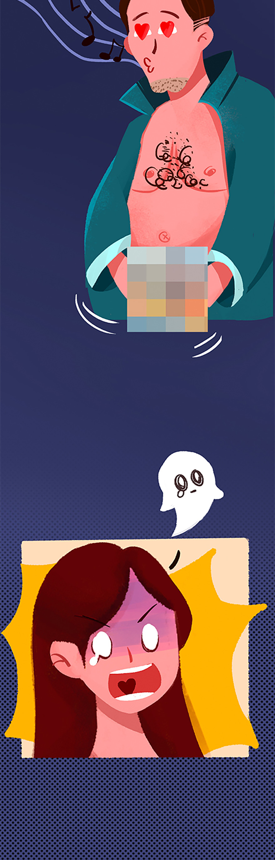 漫画条漫卡通形象造型设计手绘案例展示