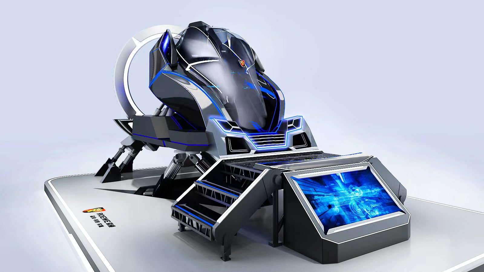 上海荣威汽车定制展示设备项目