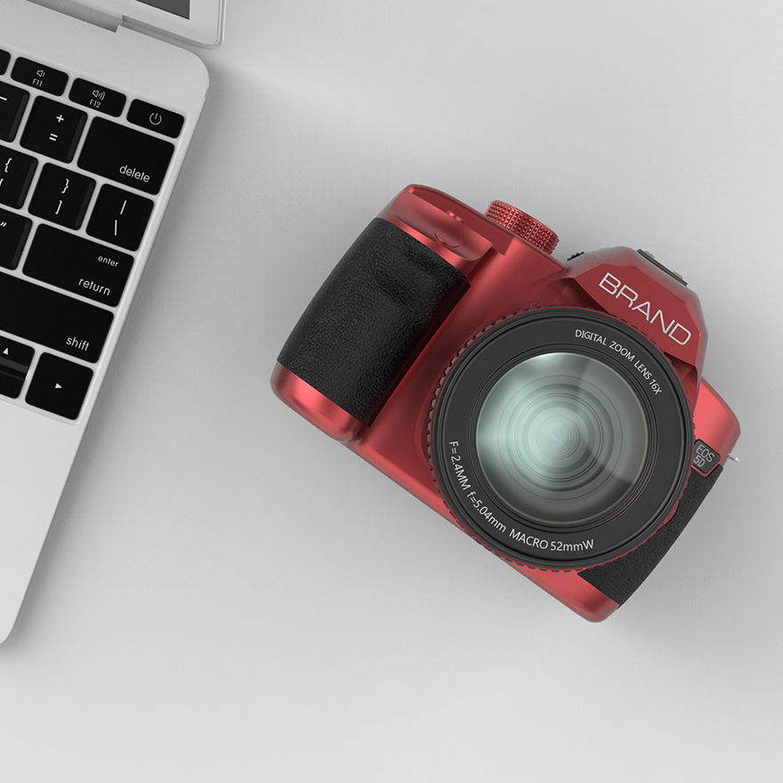 单反数码相机外观设计