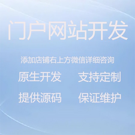 门户网站开发