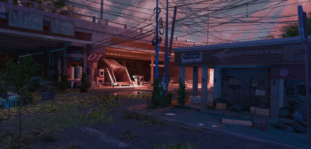 场景类建模渲染（游戏影视）