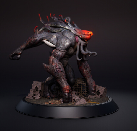 角色怪物类建模（游戏影视）