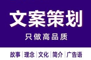 文案创意/剧本创作/广告文案/产品文案/品牌故事