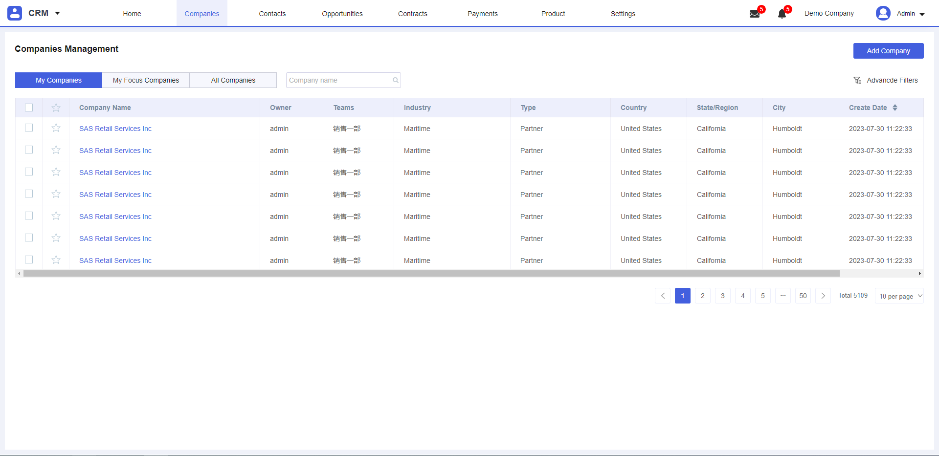 CRM客户关系管理系统