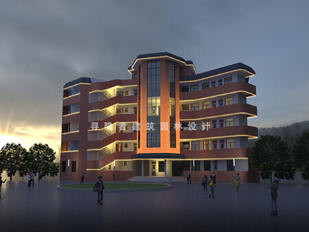 夜景效果图亮化工程灯光效果图设计