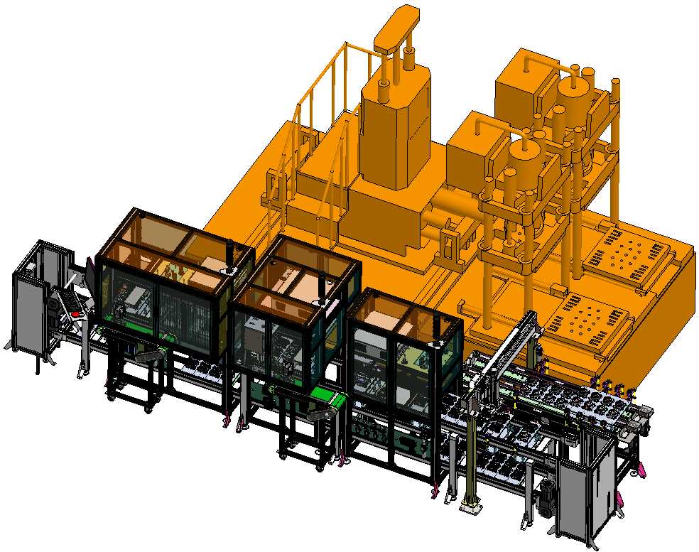 电机定子注塑检测线