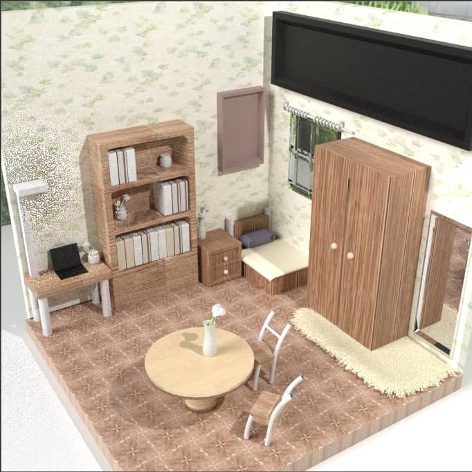 写实风格小房间