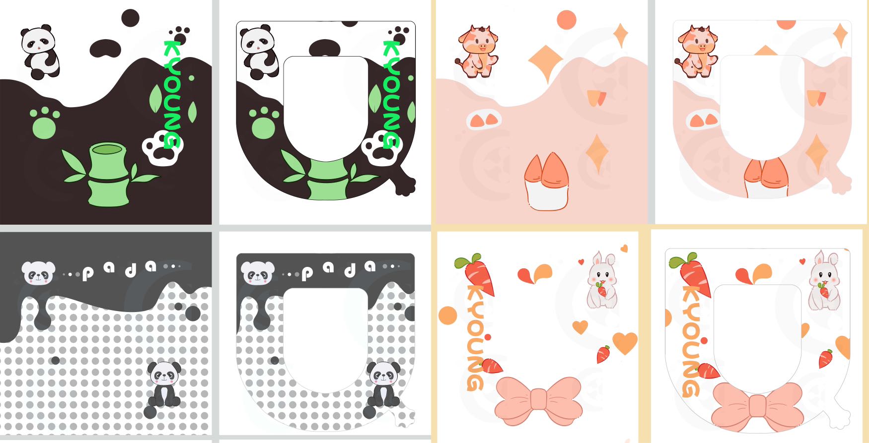马桶垫绘画设计
