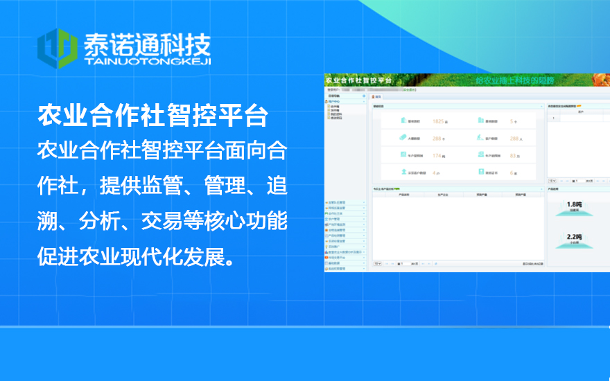 农业合作社智控平台