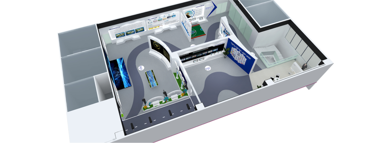 室内模型文化墙设计