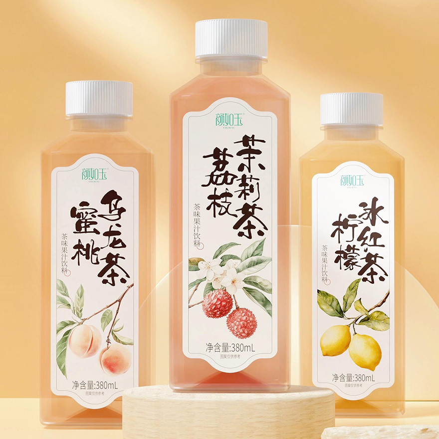 茶味果汁饮料系列包装设计