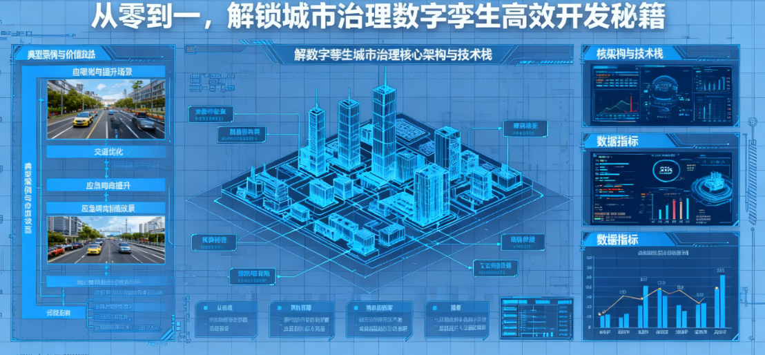 智慧城市核心：如何从零快速构建数字孪生平台？