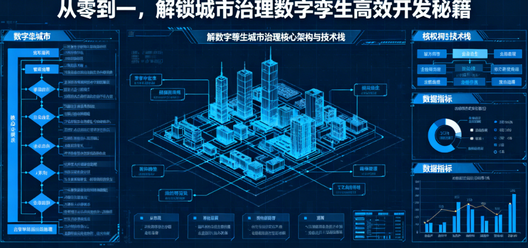 智慧城市核心：如何从零快速构建数字孪生平台？