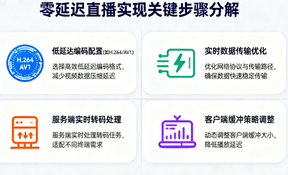 告别卡顿!海外多语言视频直播APP源码中零延迟直播功能如何实现?有哪些步骤