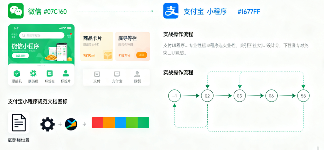 电商微信与支付宝小程序UI设计指南:从规范到实战的5个关键列表
