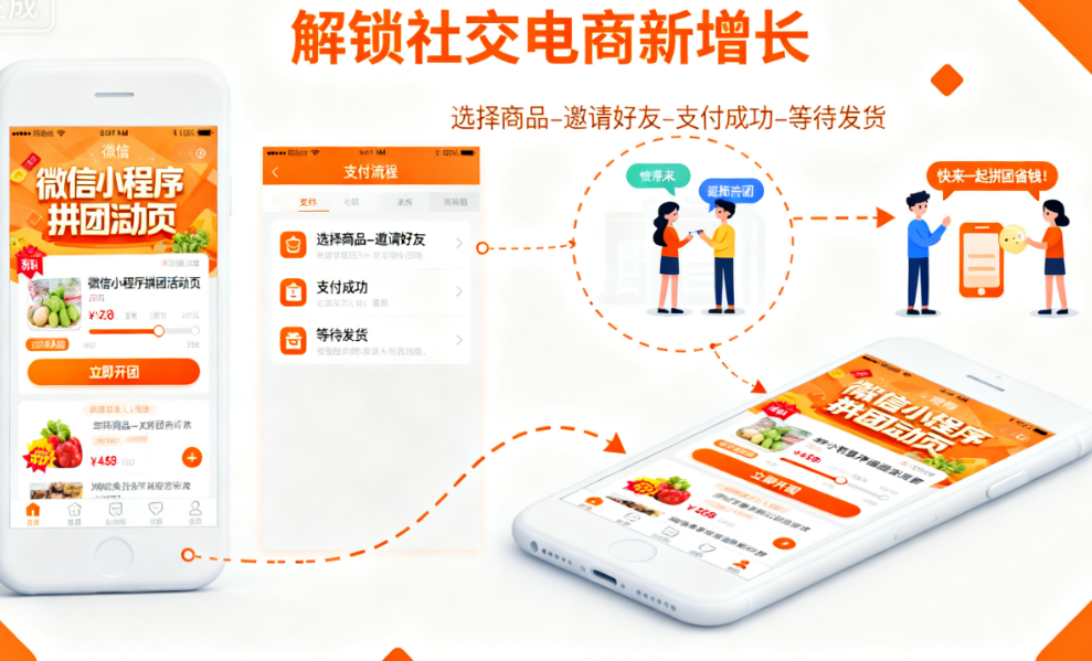 解锁社交电商新增长:深度解析微信小程序拼团支付功能全链路设计