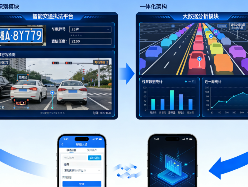 智能交通执法平台开发实践：AI识别+大数据分析+移动应用一体化方案