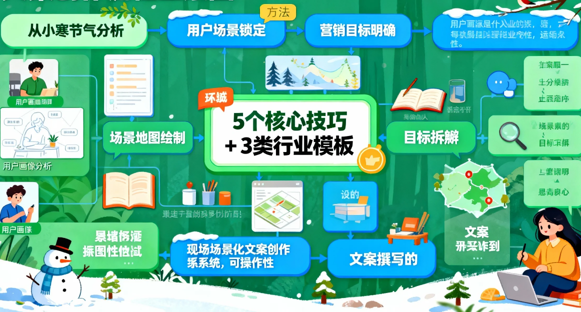 小寒节气文案的底层心法：如何用文字传递冬日温暖与营销价值