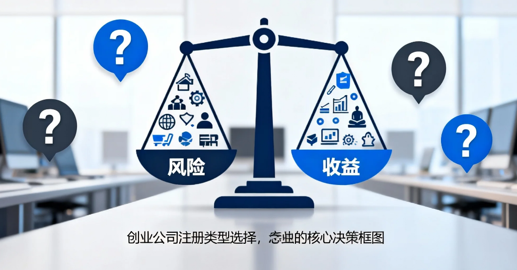 别急着注册公司!个体户/有限公司/分公司,1张表看懂怎么选(新手避坑版)