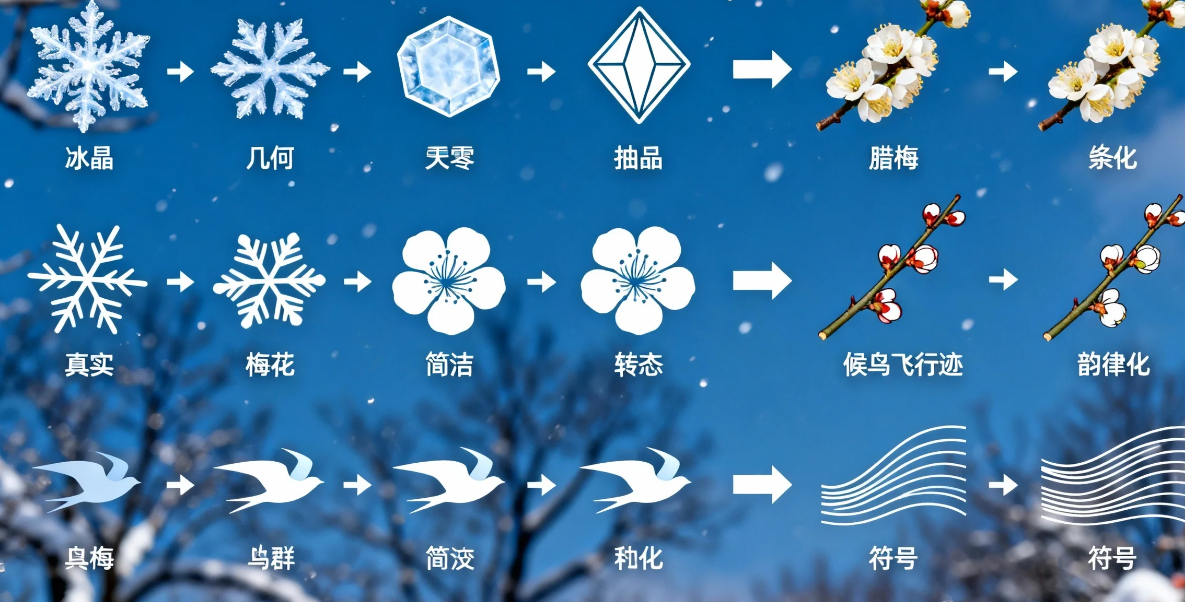 如何打造有记忆点的小寒商标?色彩、符号与寓意的设计逻辑
