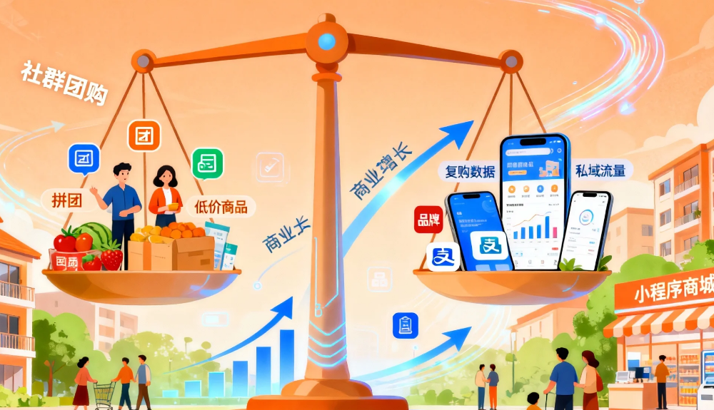 左手拼团右手商城:社区生意如何选对数字化武器?