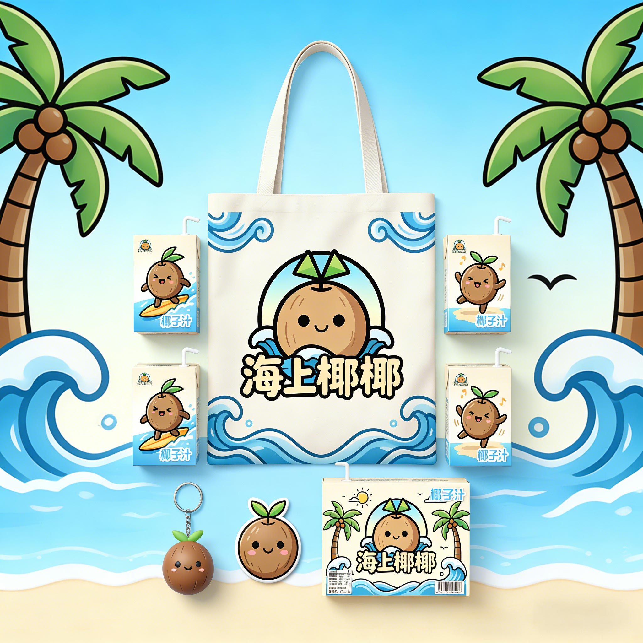 “海上椰椰”椰汁品牌策划