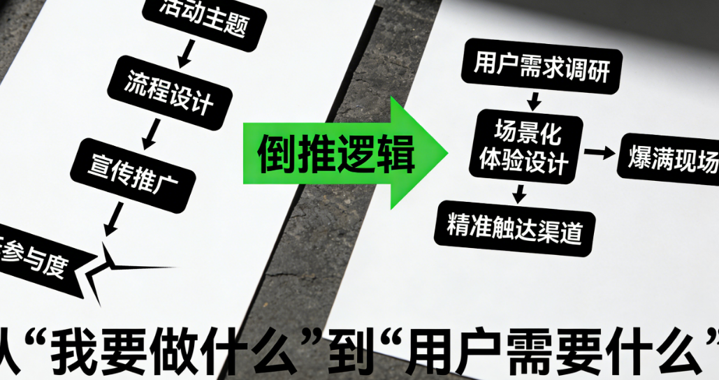 从冷场到爆满:如何用「用户需求倒推法」策划出高参与度的活动