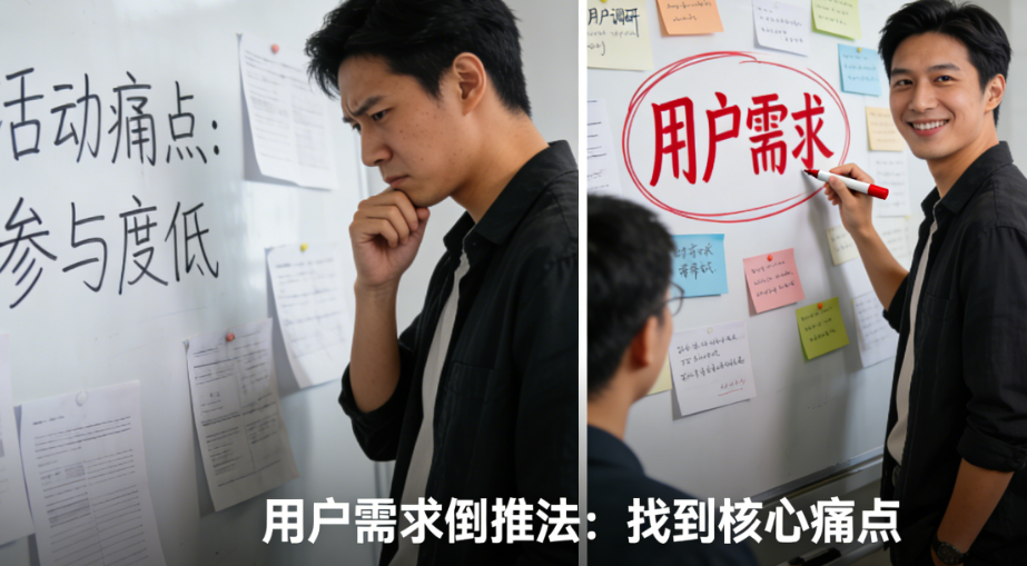 从冷场到爆满:如何用「用户需求倒推法」策划出高参与度的活动