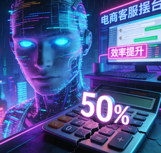 成本直降50%?揭秘电商零售的AI数字人如何优化客服团队效率模型