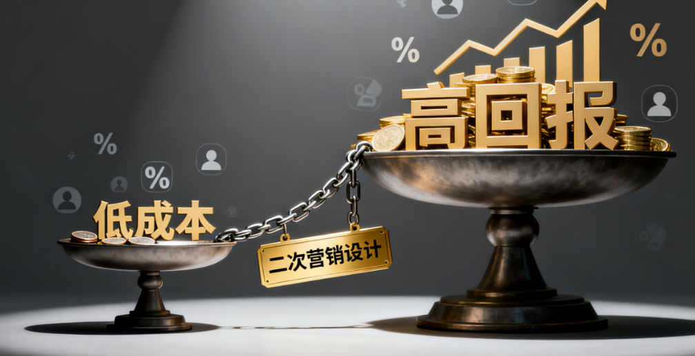 解锁二次营销设计的核心密码:低成本撬动高回报的终极策略